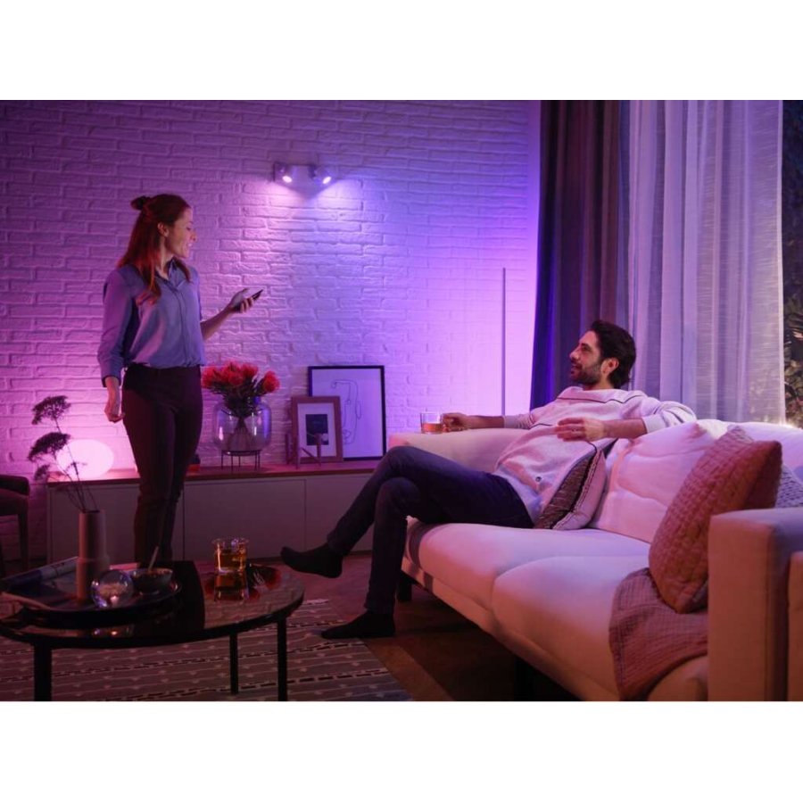 Philips Hue White and Color Ambiance GU10 Spots 2 stk. 5 cm