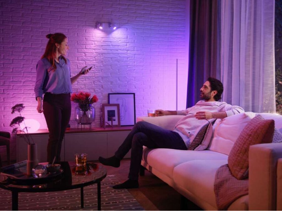 Philips Hue White and Color Ambiance GU10 Spots 2 stk. 5 cm