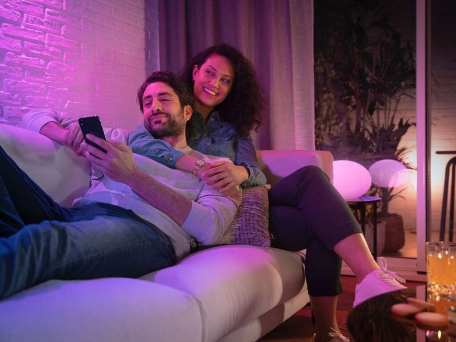 Philips Hue White and Color Ambiance GU10 Spots 2 stk. 5 cm