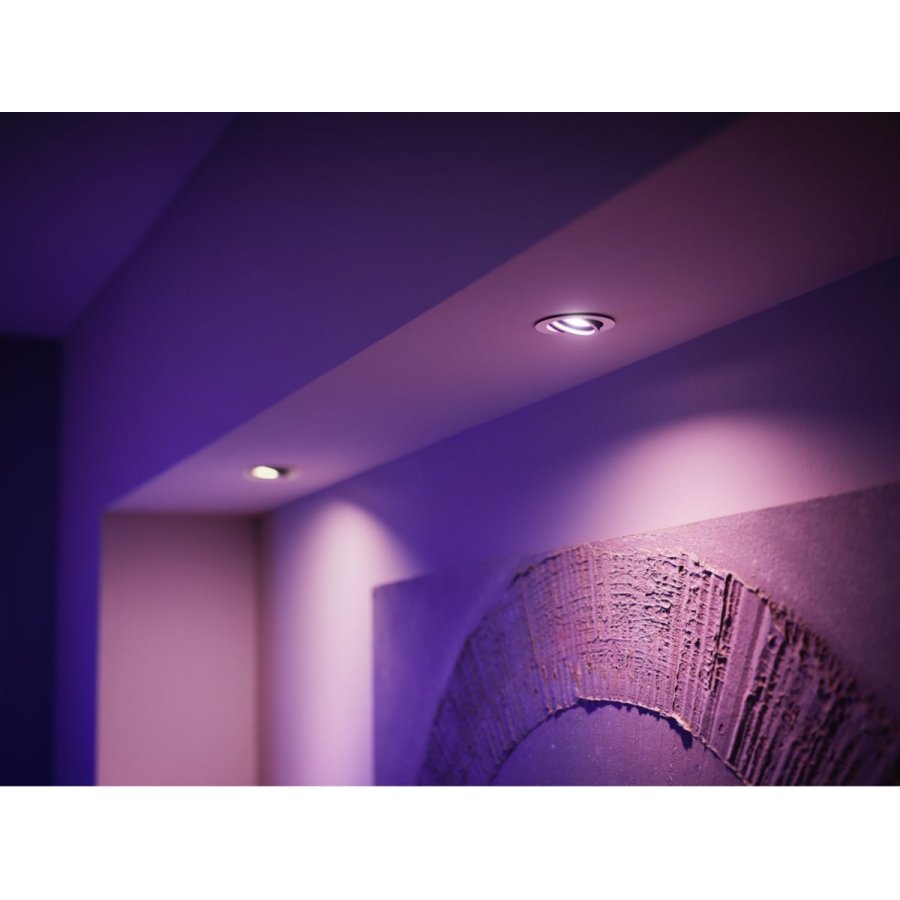 Philips Hue White and Color Ambiance GU10 Spots 2 stk. 5 cm