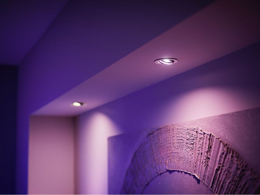Philips Hue White and Color Ambiance GU10 Spots 2 stk. 5 cm