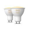 Philips Hue White Ambiance GU10 Spots 2er Set 5 cm