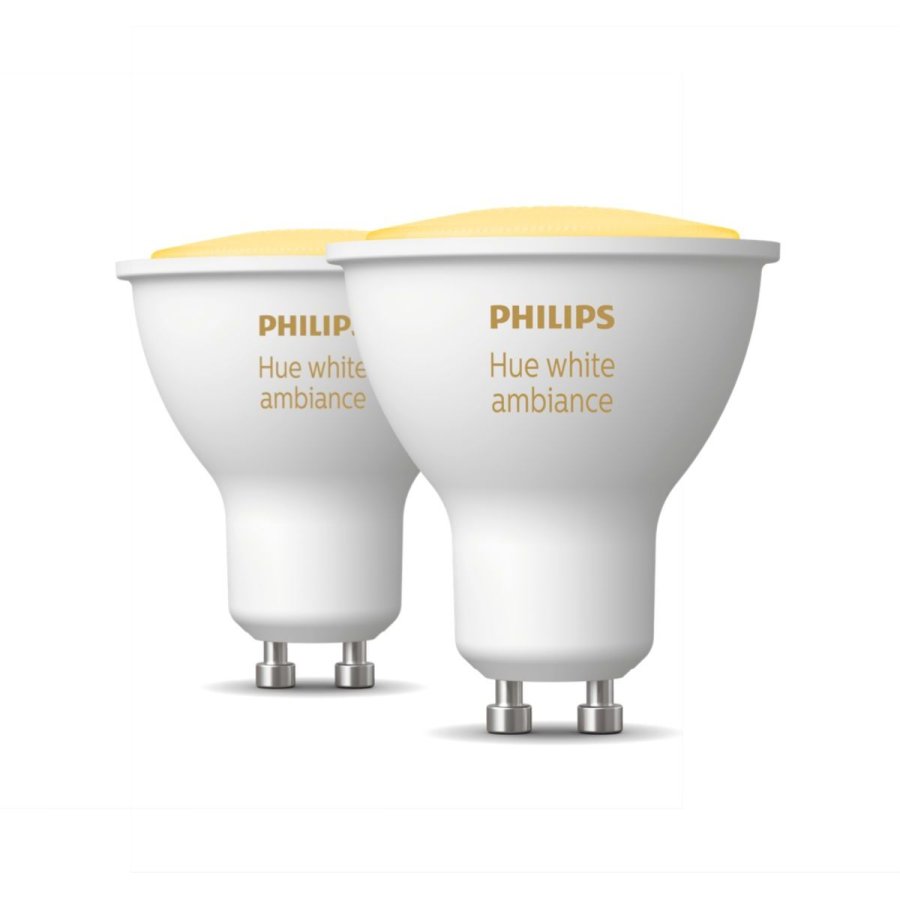 Philips Hue White Ambiance GU10 Spots 2er Set 5 cm