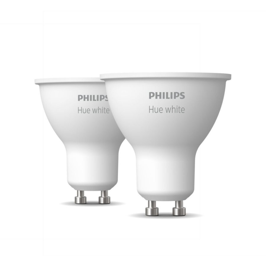 Philips Hue White GU10 Spot 400 Lumen 2er Set 5 cm