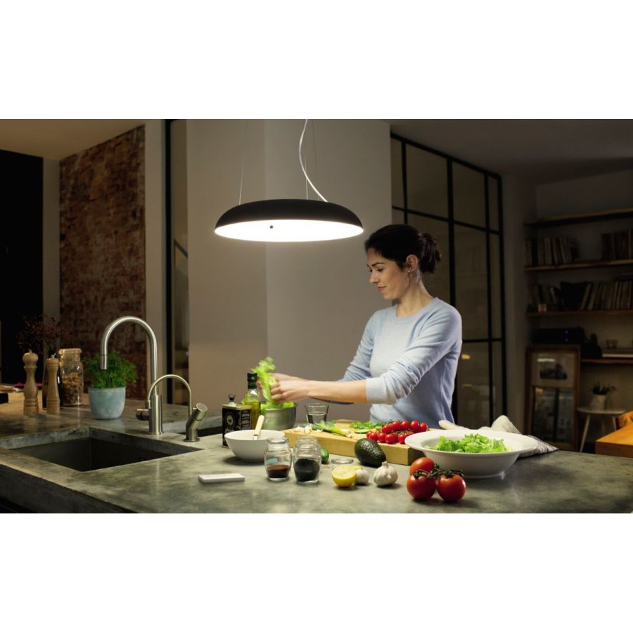 Philips Hue Amaze Pendelleuchte 43,4 cm, Schwarz