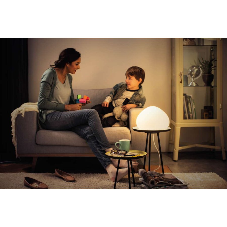 Philips Hue Wellner Tischlampe H19,2 cm, Wei