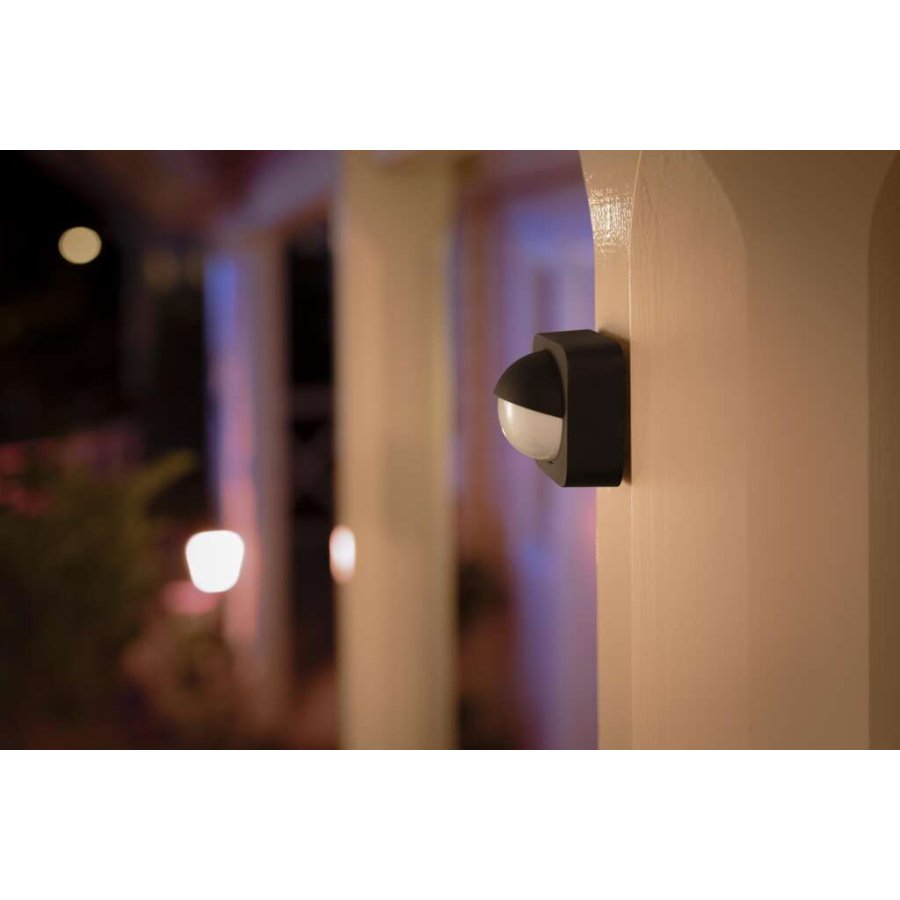 Philips Hue Sensor fr den Auenbereich H7,6 cm, Schwarz