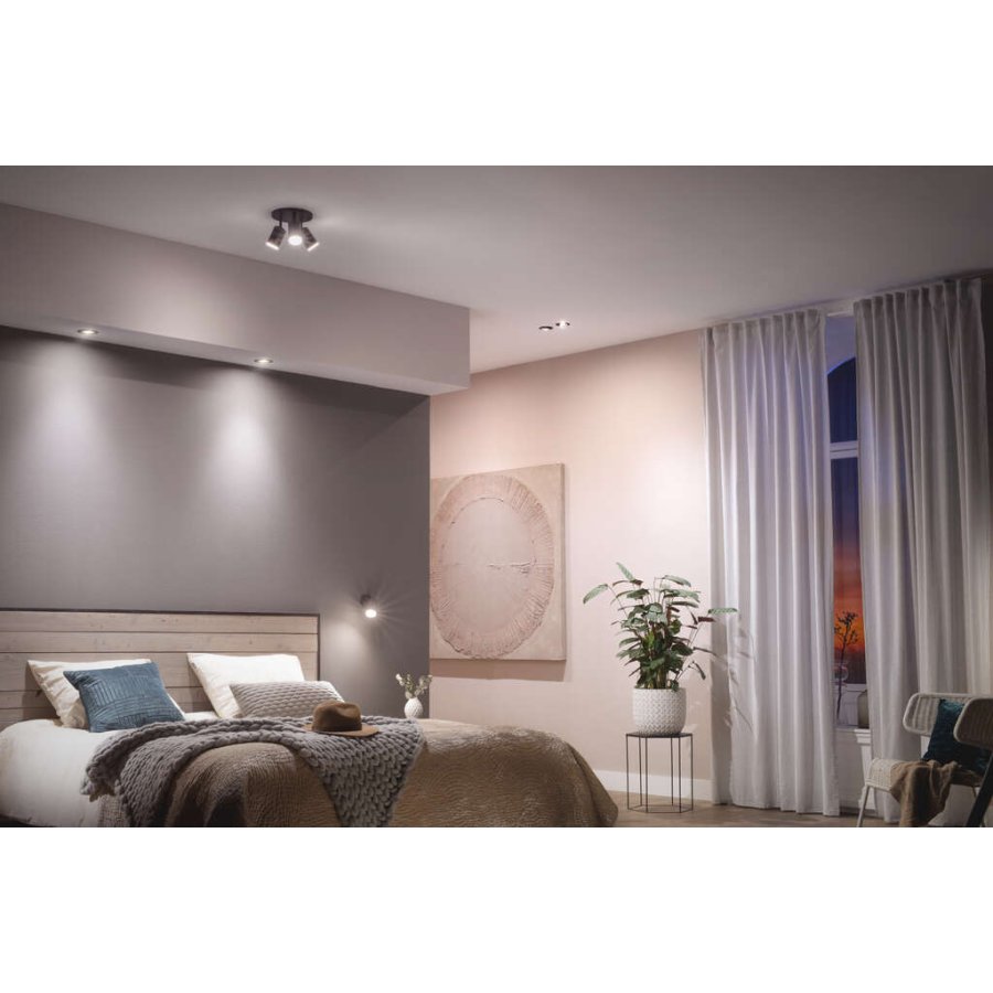 Philips Hue Centura Einbauspot 9 cm, Schwarz