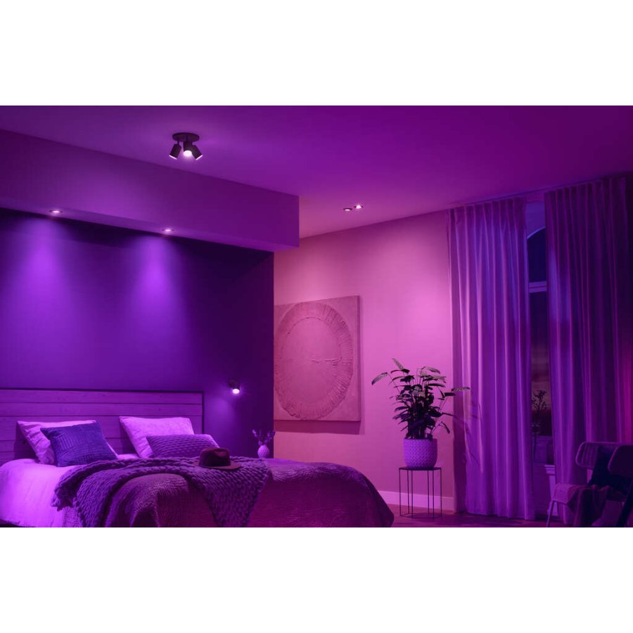 Philips Hue Centura Einbauspot 9 cm, Schwarz