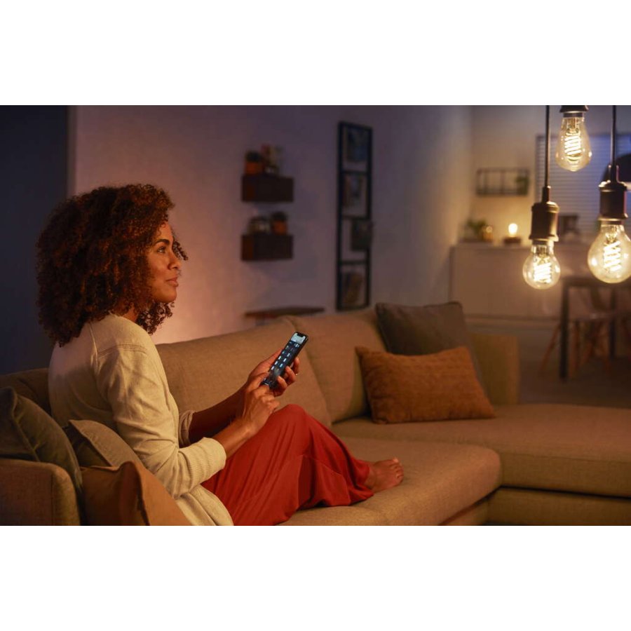 Philips Hue White Filament A60 Glhbirne E27 11,5 cm