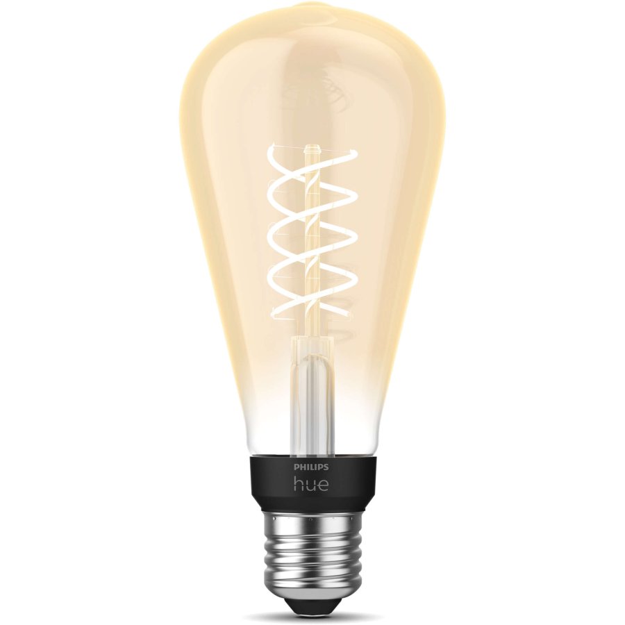 Philips Hue White Filament ST72 Edison Glhbirne E27 16,4 cm