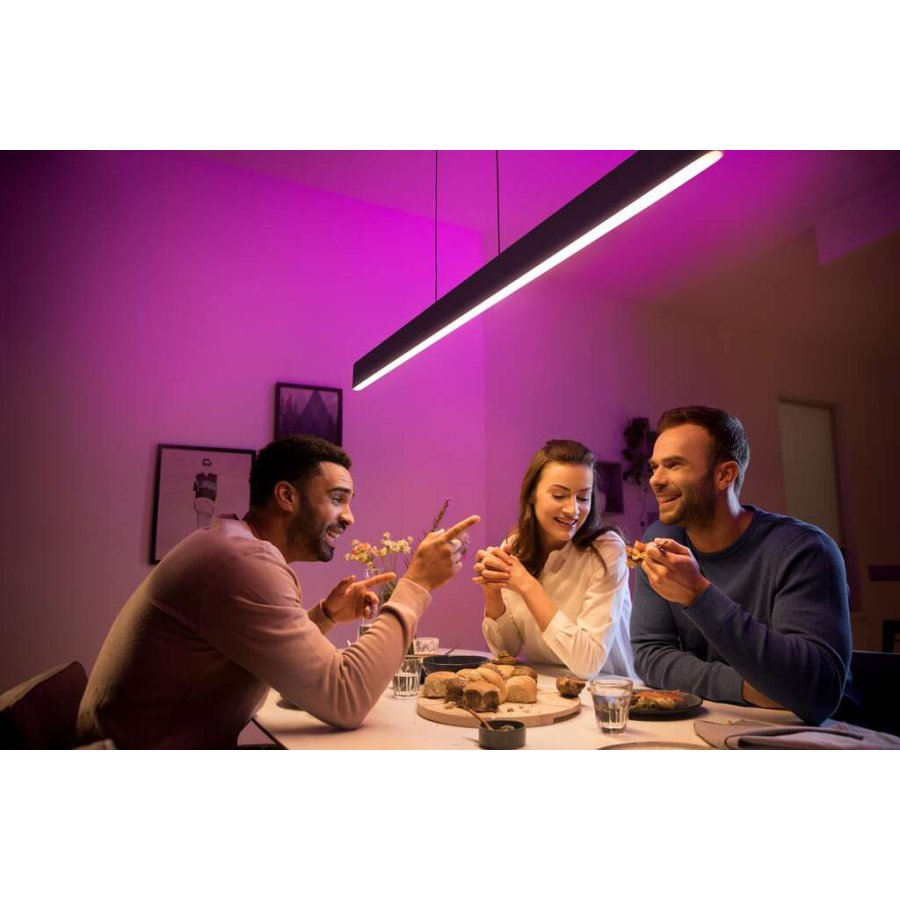 Philips Hue Ensis Pendelleuchte, 129,8 cm, Schwarz