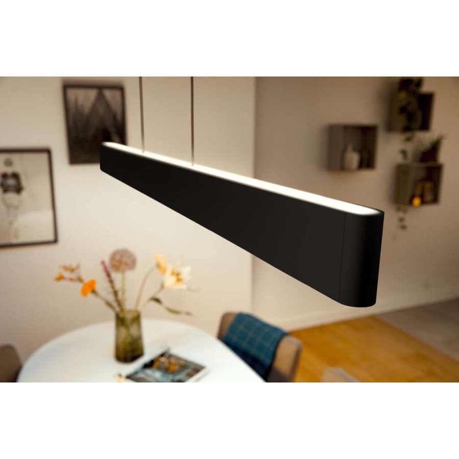 Philips Hue Ensis Pendelleuchte, 129,8 cm, Schwarz