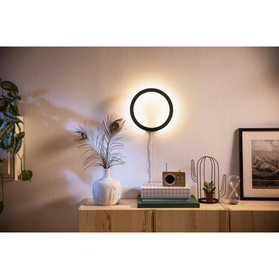 Philips Hue Sana Wandlampe 25,5 cm, Schwarz