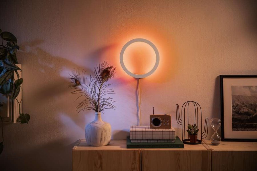 Philips Hue Sana Wandlampe 25,5 cm, Wei