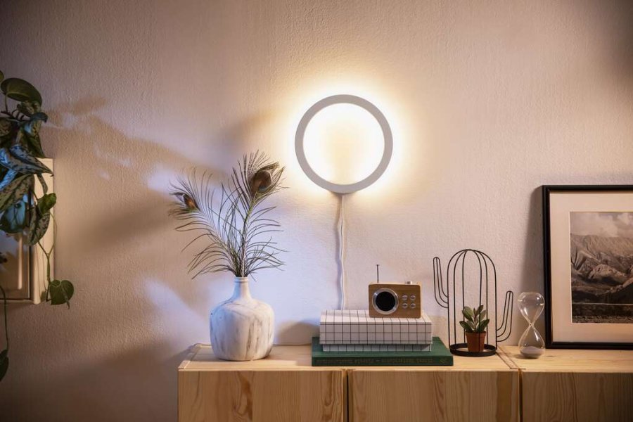 Philips Hue Sana Wandlampe 25,5 cm, Wei