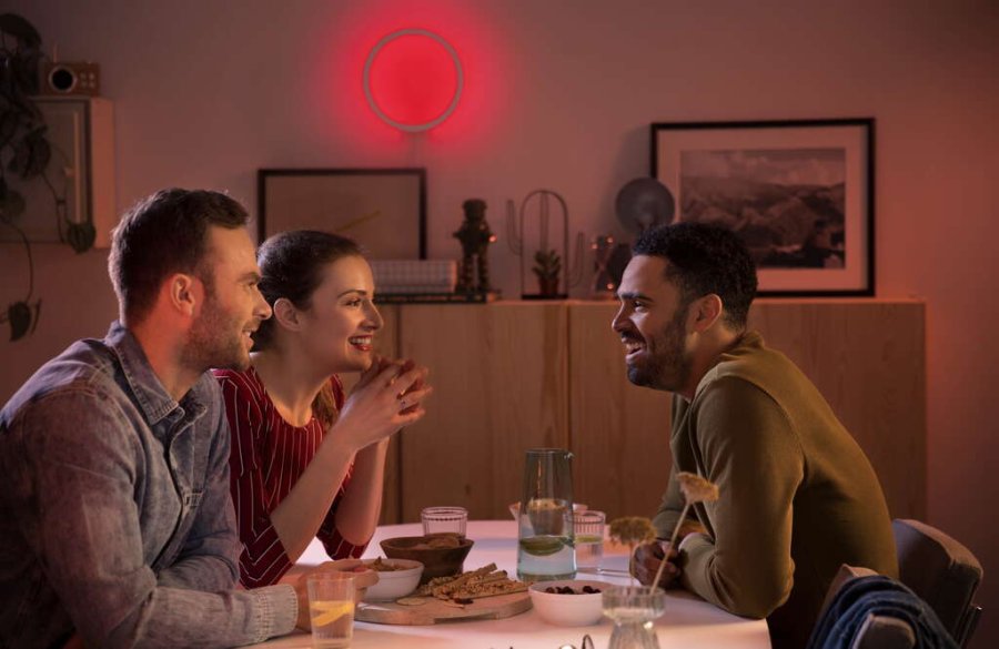 Philips Hue Sana Wandlampe 25,5 cm, Wei