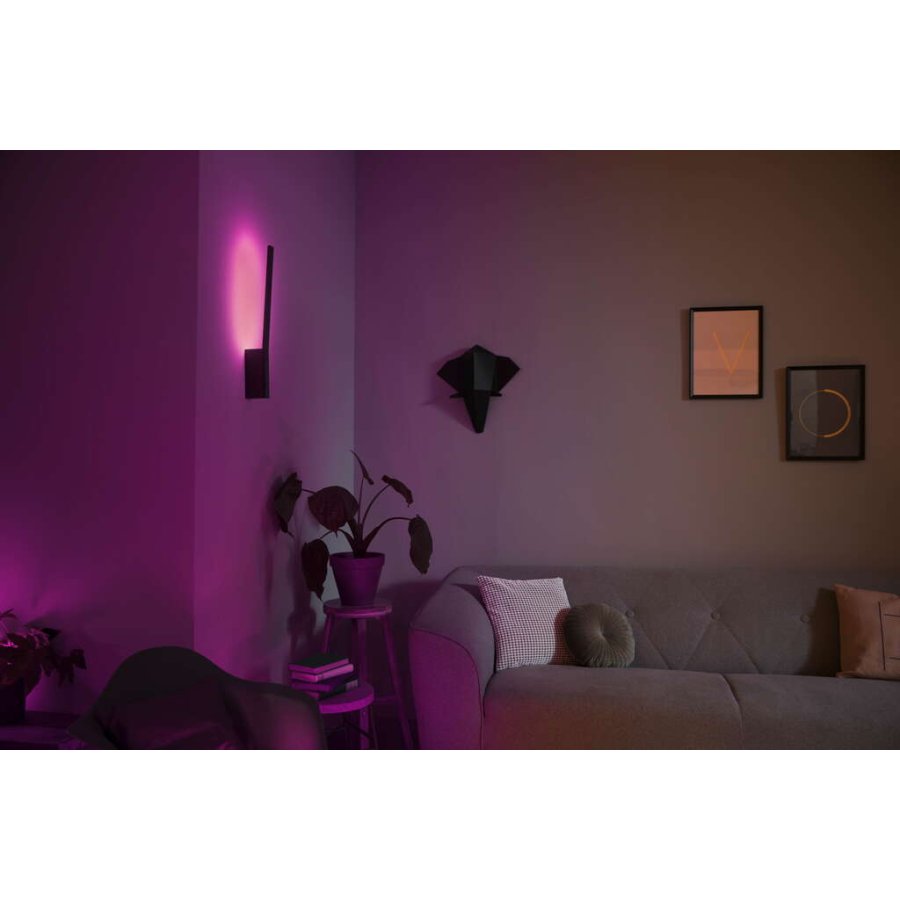 Philips Hue Liane Wandlampe 55,8 cm, Schwarz