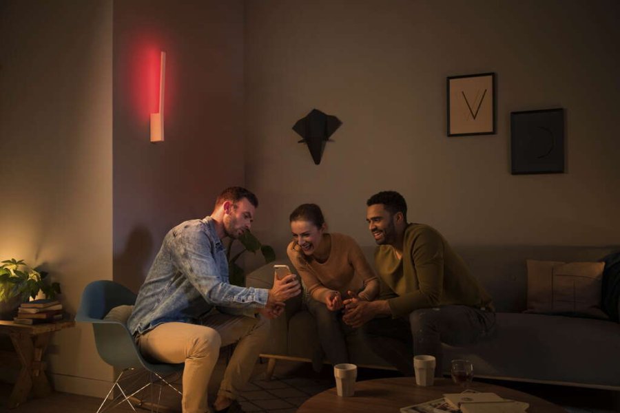 Philips Hue Liane Wandlampe 55,8 cm, Wei