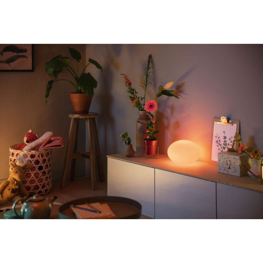 Philips Hue Flourish Tischlampe H17,5 cm, Wei