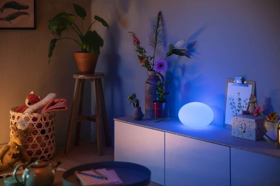 Philips Hue Flourish Tischlampe H17,5 cm, Wei