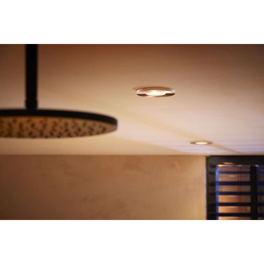 Philips Hue Xamento Indbygningsspots til Badevrelset 3 stk. 9,4 cm, Krom