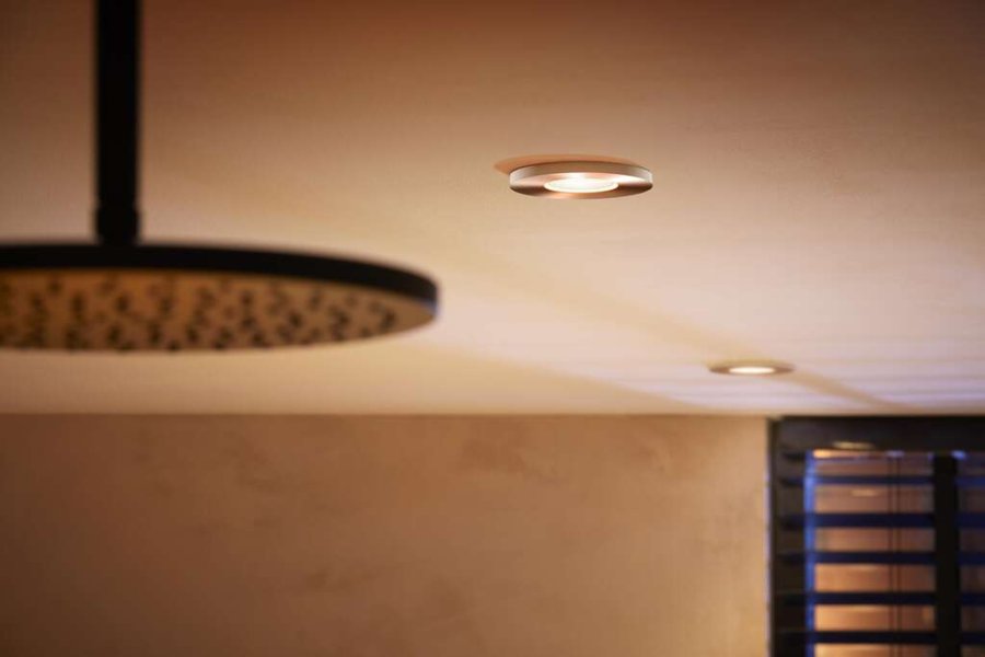 Philips Hue Xamento Indbygningsspots til Badevrelset 3 stk. 9,4 cm, Krom