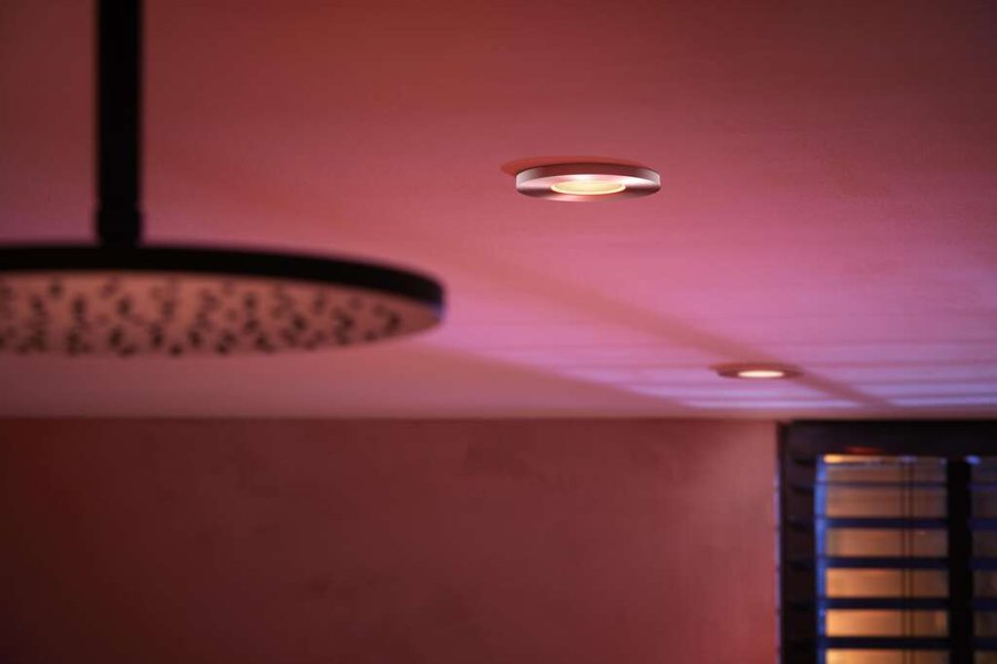 Philips Hue Xamento Indbygningsspots til Badevrelset 3 stk. 9,4 cm, Krom