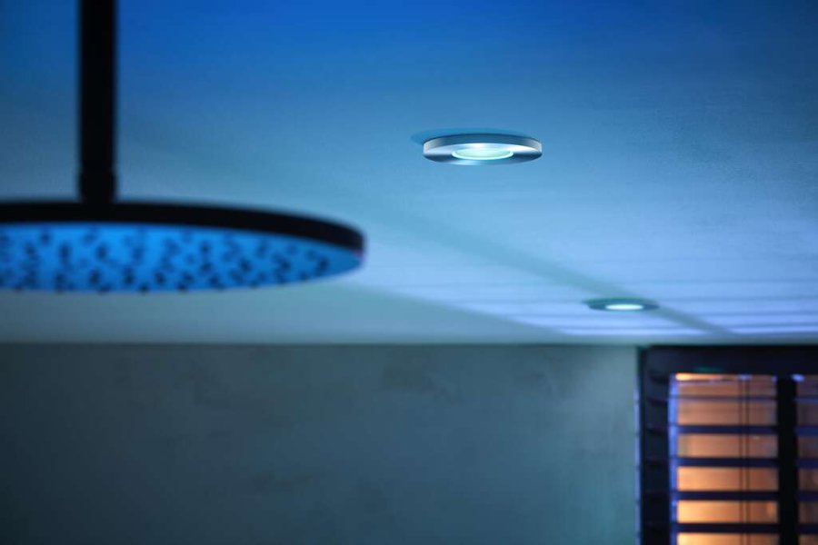 Philips Hue Xamento Indbygningsspots til Badevrelset 3 stk. 9,4 cm, Krom
