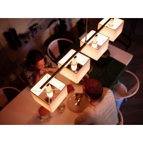 Philips Hue White Ambiance Kertepærer E14 470 Lumen 2 stk. Ø3,9 cm