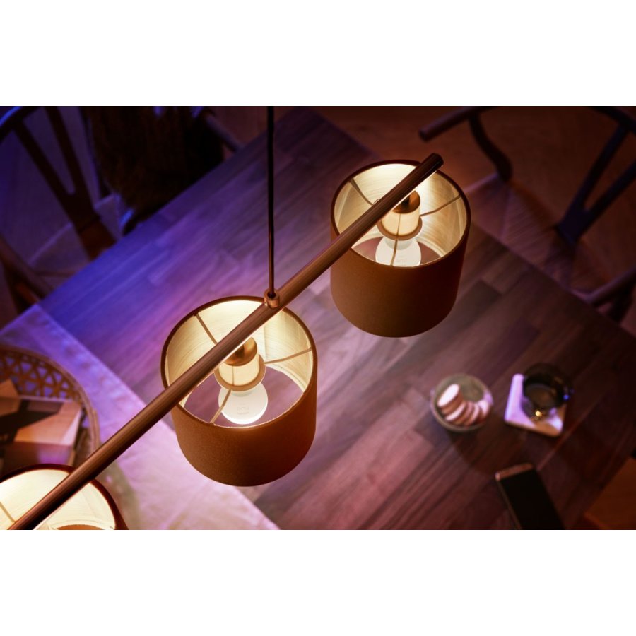 Philips Hue White P45 Glhbirne Tropfenform E14 470 Lumen 2er Set 4,5 cm