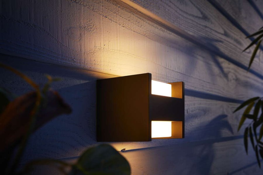 Philips Hue Fuzo Vglampe Udendrs 13 cm, Sort