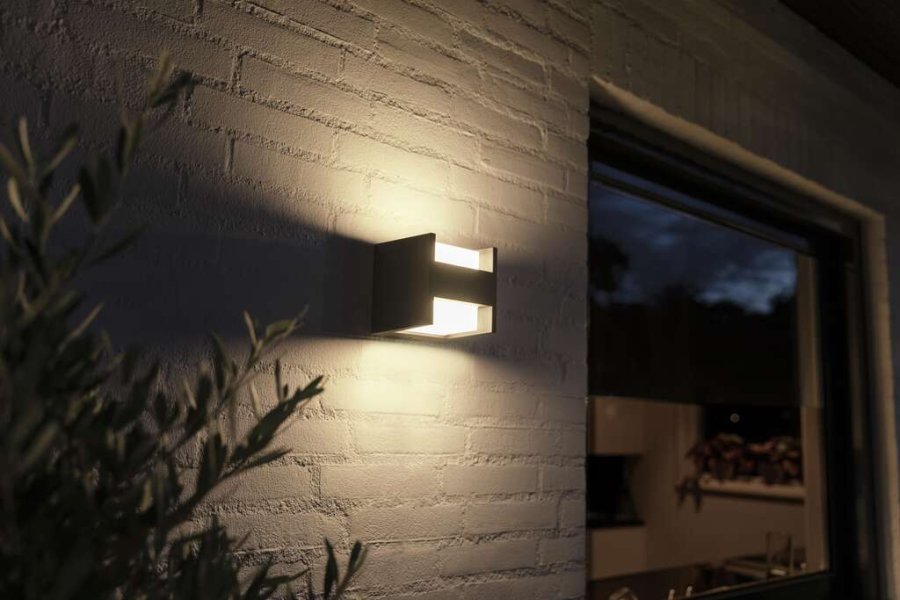 Philips Hue Fuzo Vglampe Udendrs 13 cm, Sort