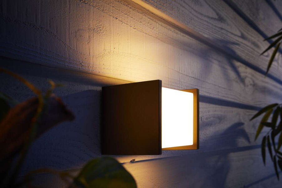 Philips Hue Fuzo Vglampe Udendrs 13 cm, Sort