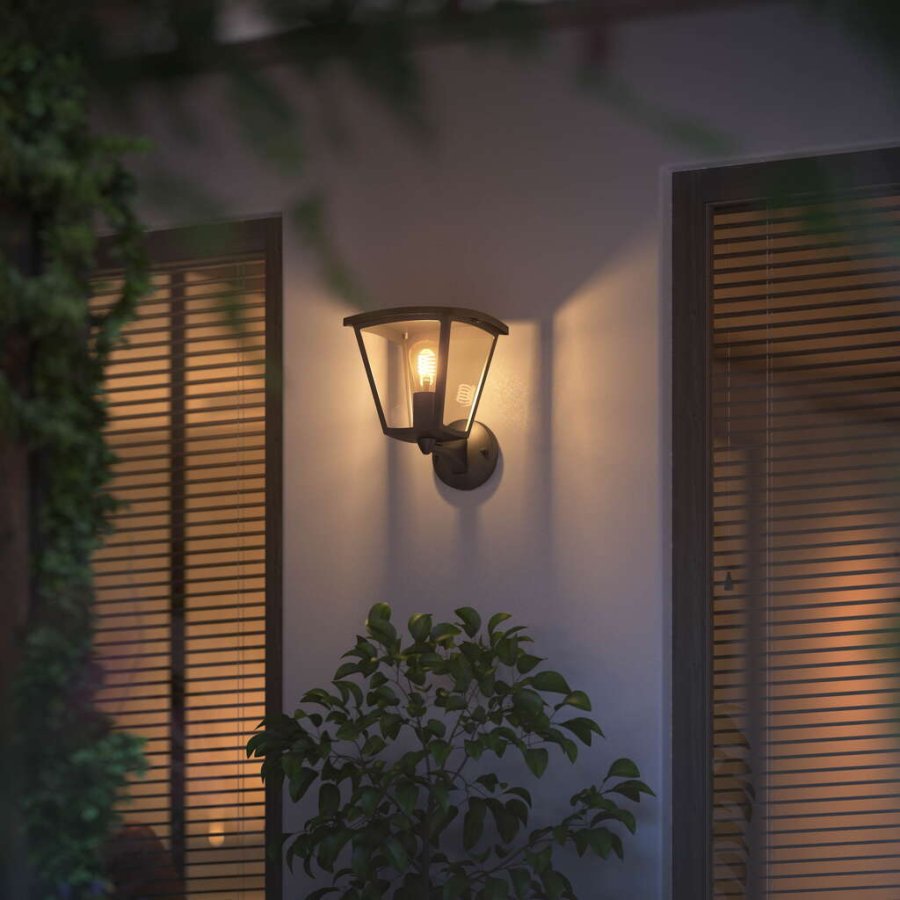 Philips Hue Inara Wandlampe fr den Auenbereich 27, Schwarz