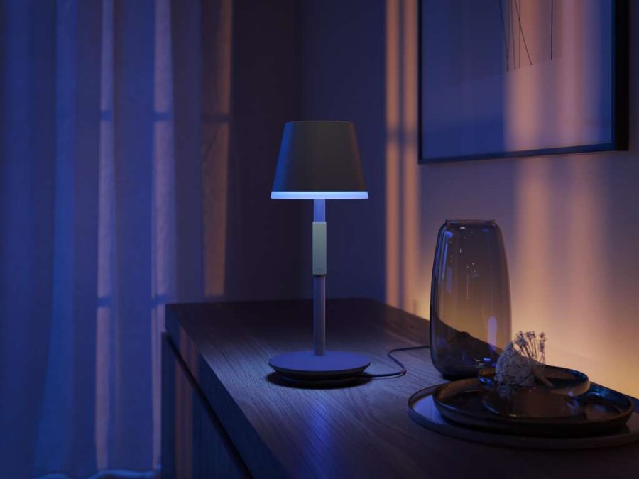 Philips Hue Go Tragbare Tischlampe H35 cm, Schwarz