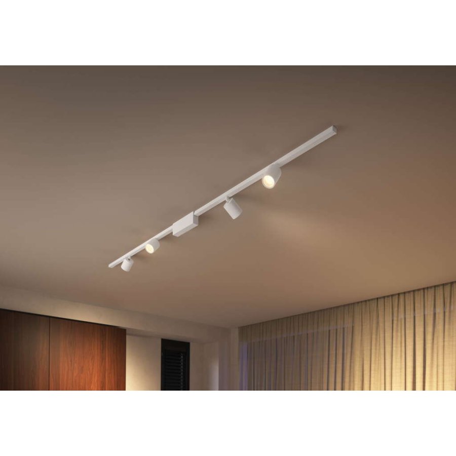 Philips Hue Perifo Schienensystem fr 4 Spots 221,5 cm, Wei