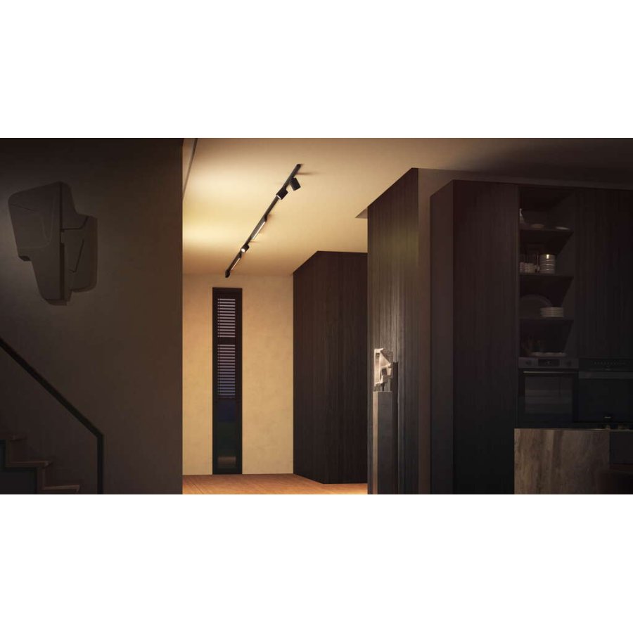 Philips Hue Perifo Schienensystem fr 3 Spots und 1 Light Bar 271,5 cm, Schwarz