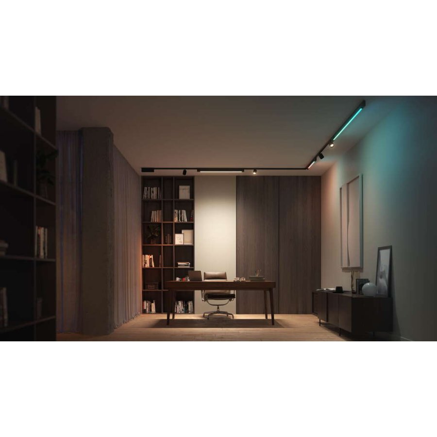 Philips Hue Perifo Schienensystem fr 3 Spots und 1 Light Bar 271,5 cm, Schwarz