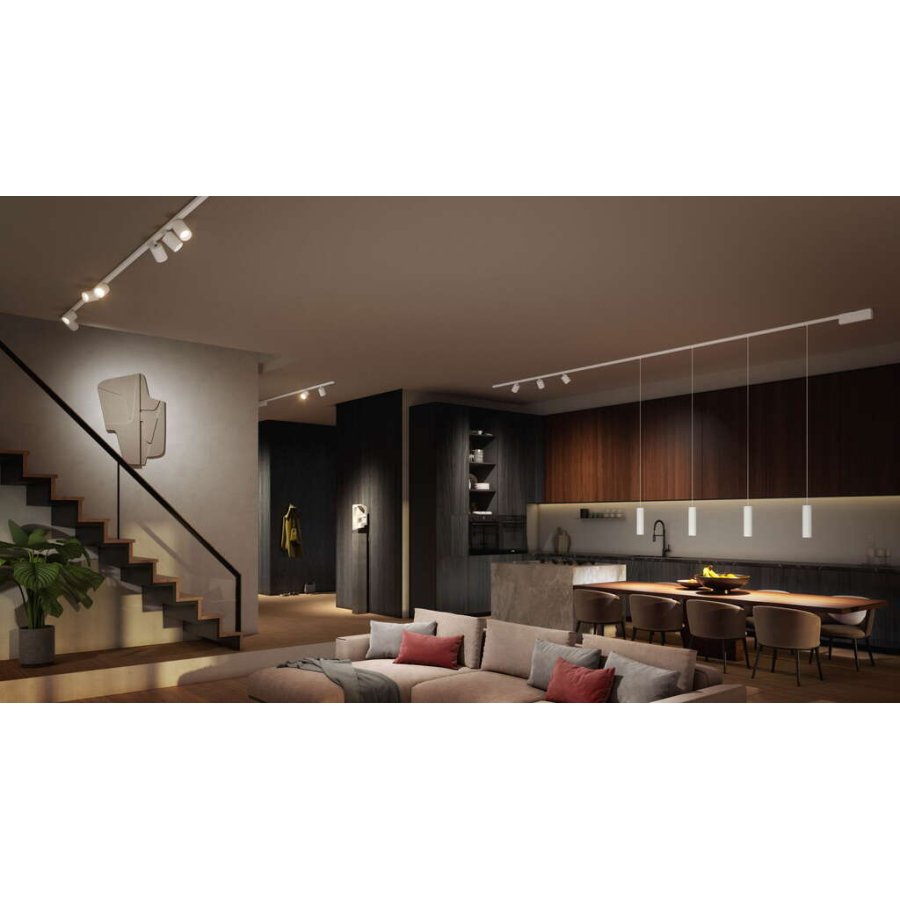 Philips Hue Perifo Schienensystem fr 3 Spots und 1 Light Bar 271,5 cm, Wei