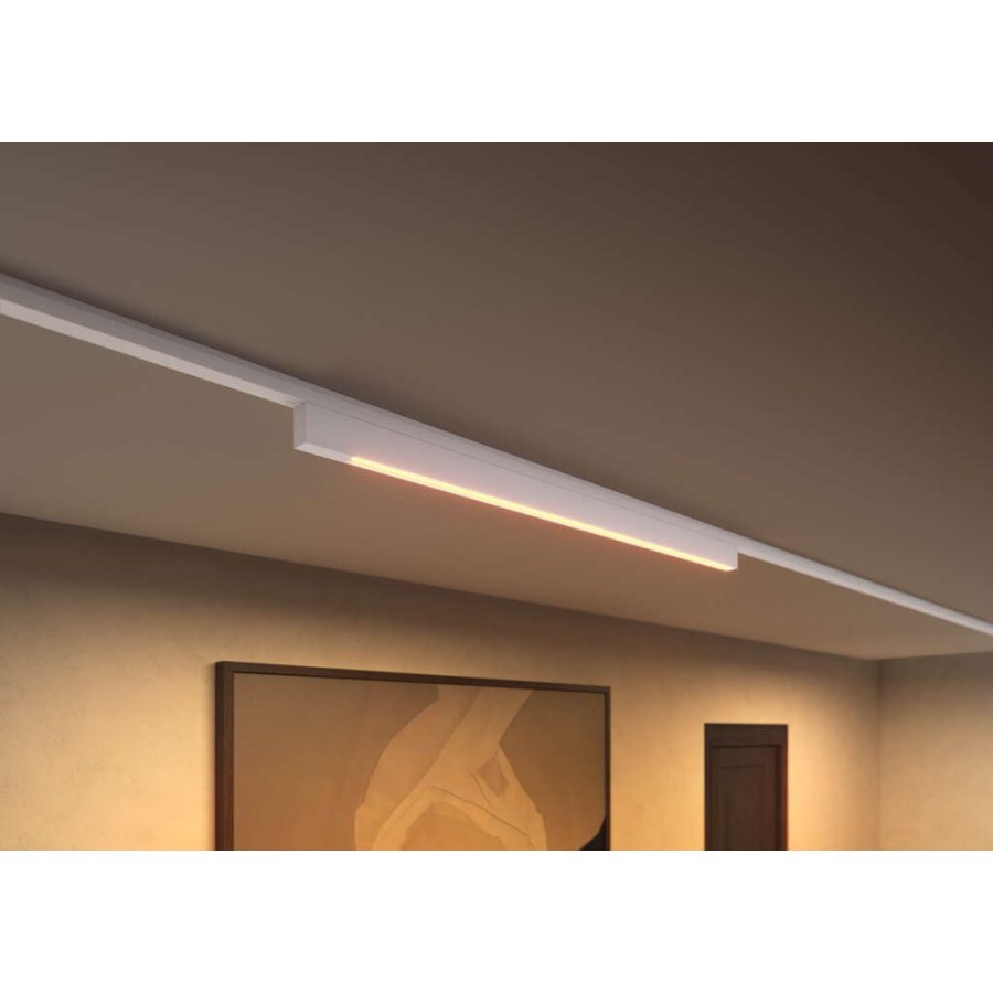 Philips Hue Perifo Schienensystem fr 3 Spots und 1 Light Bar 271,5 cm, Wei