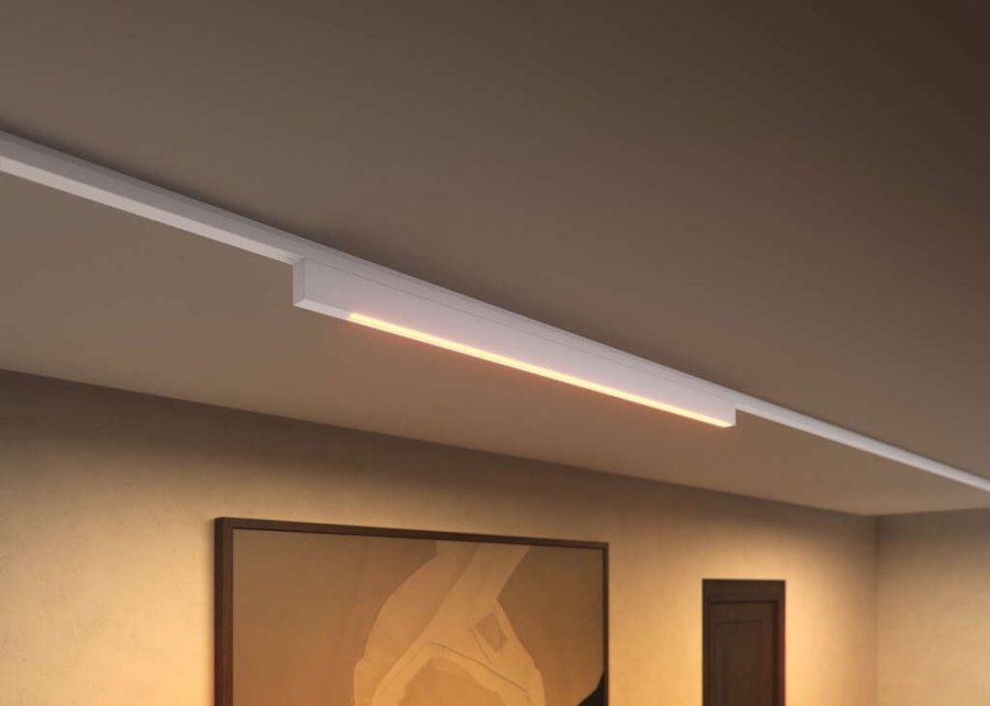 Philips Hue Perifo Schienensystem fr 3 Spots und 1 Light Bar 271,5 cm, Wei