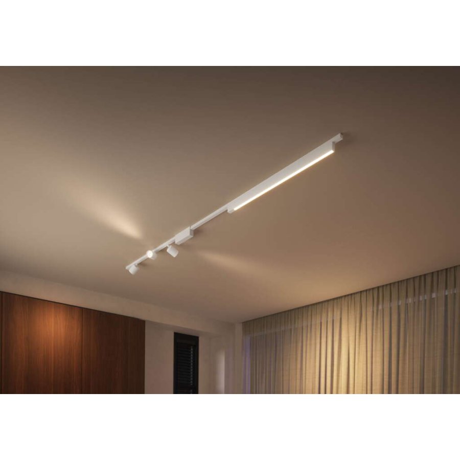 Philips Hue Perifo Schienensystem fr 3 Spots und 1 Light Bar 271,5 cm, Wei