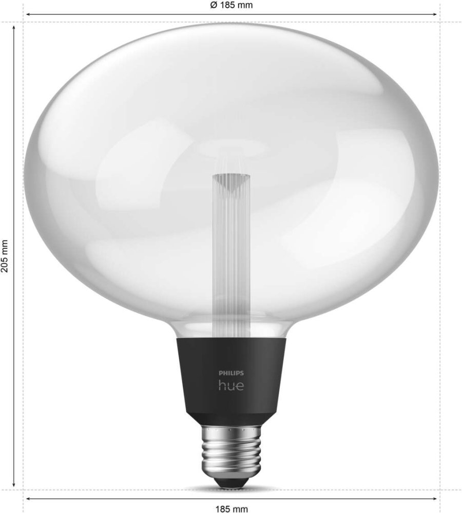 Philips Hue Lightguide Ellipse Glhbirne E27 500 Lumen