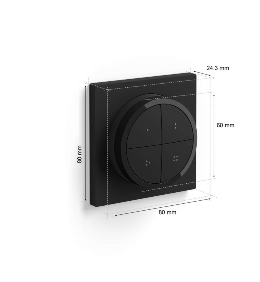 Philips Hue Tap Dial Switch 6 cm, Wei