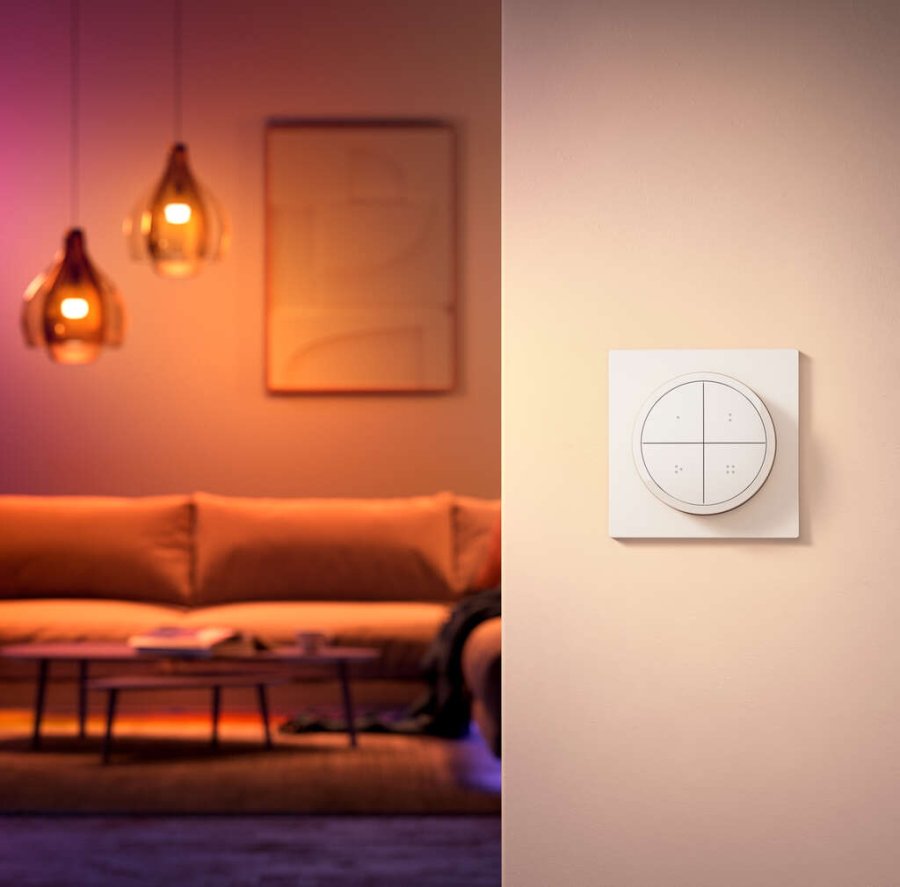 Philips Hue Tap Dial Switch 6 cm, Schwarz