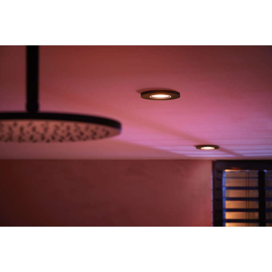 Philips Hue Xamento Einbauspot fr das Badezimmer 9,4 cm, Schwarz