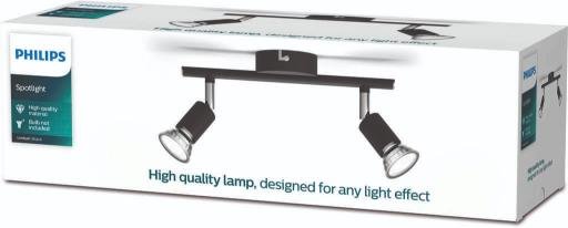 Philips Limbali Loft-/Vgspotlampe 32,4 cm, Sort