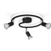 Philips Limbali Spiral Spotlampe 29,3 cm, Sort