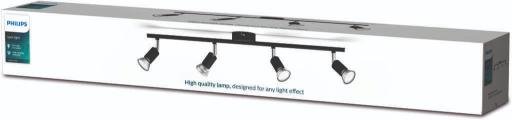 Philips Limbali Loft-/Vgspotlampe 69,4 cm, Sort